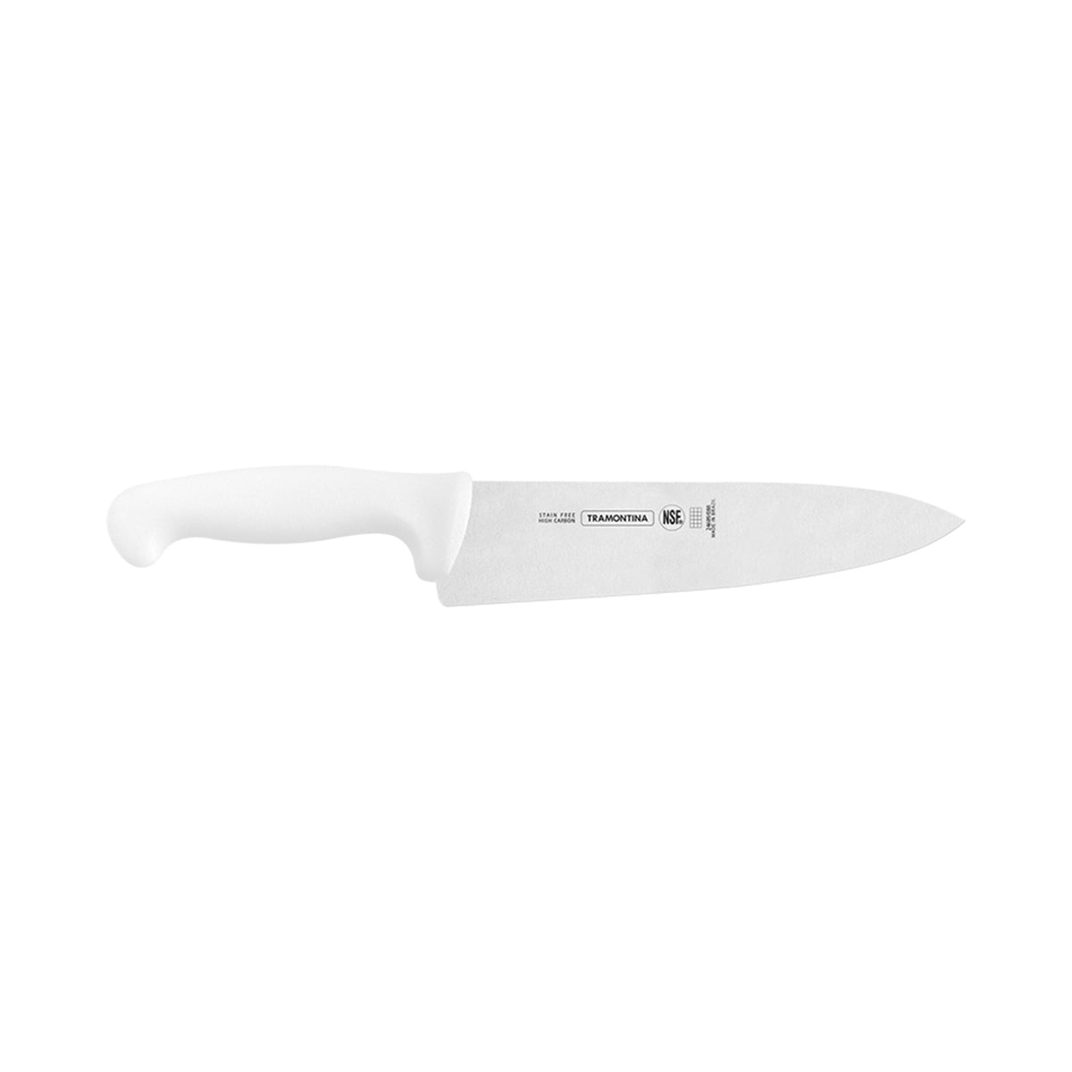 Cuchillo Chef de 8 Pulgadas con Mango Polipropileno Blanco